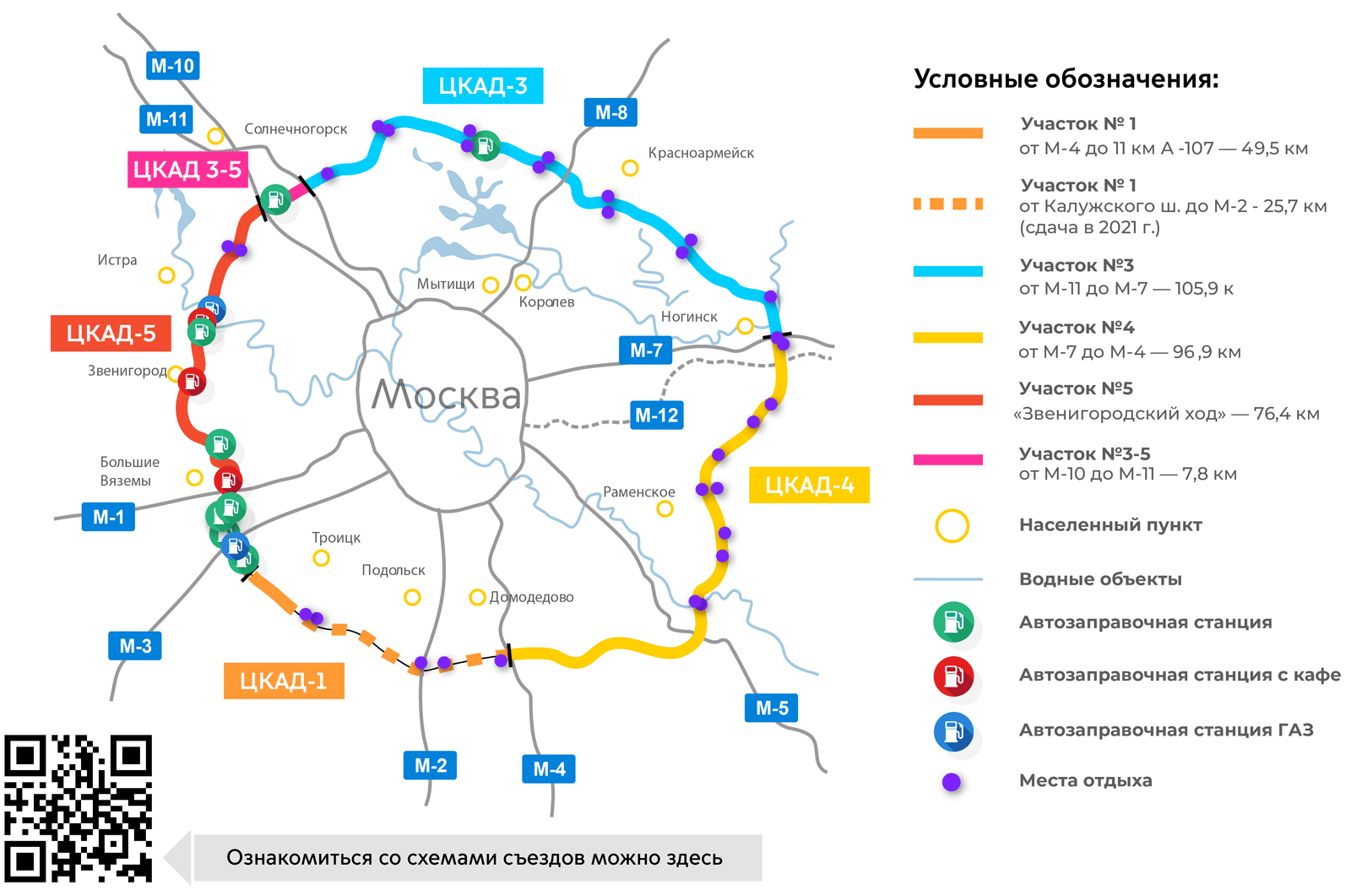 Москва кольцевая карта